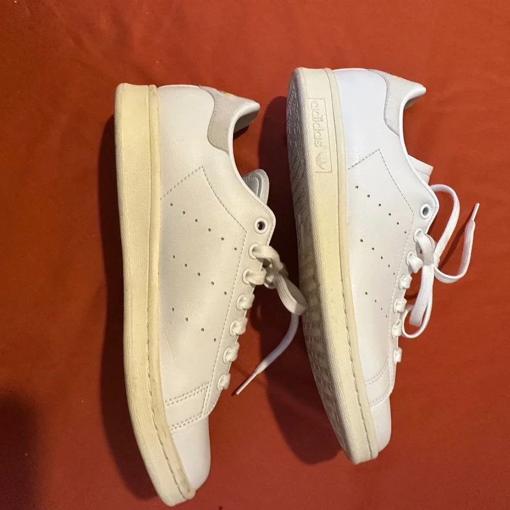 Adidas Stan Smith White‎ Leather Sneakers Women's Size 7.5